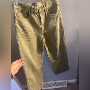 Madewell Women’s Olive Jeans